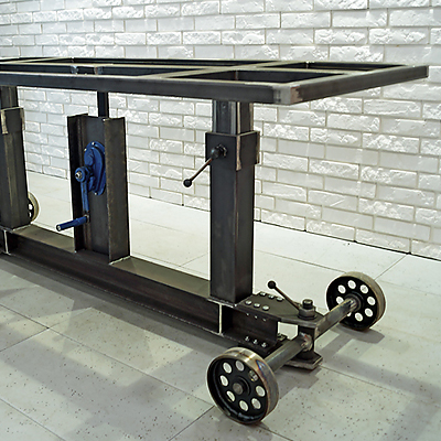 Nietypowe podstawy do stołów – nietypowa, loftowa, industrialna podstawa model 01-N047